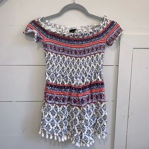 Off the shoulder romper